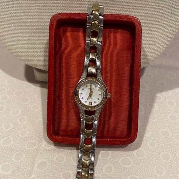 Vtg Relic Zr1761 Womens 25mm Two Tone 